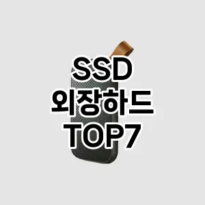 SSD 외장하드 추천 순위 BEST 7 구매가이드